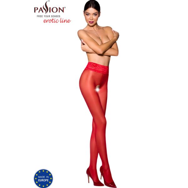 PASSION - TIOPEN 008 RED TIGHTS 1/2 30 DEN
